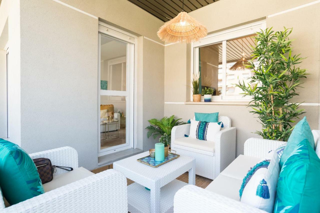 Apartamento El Sol de Poniente: a 1 minuto de la playa, piscina, parking Málaga Exterior foto