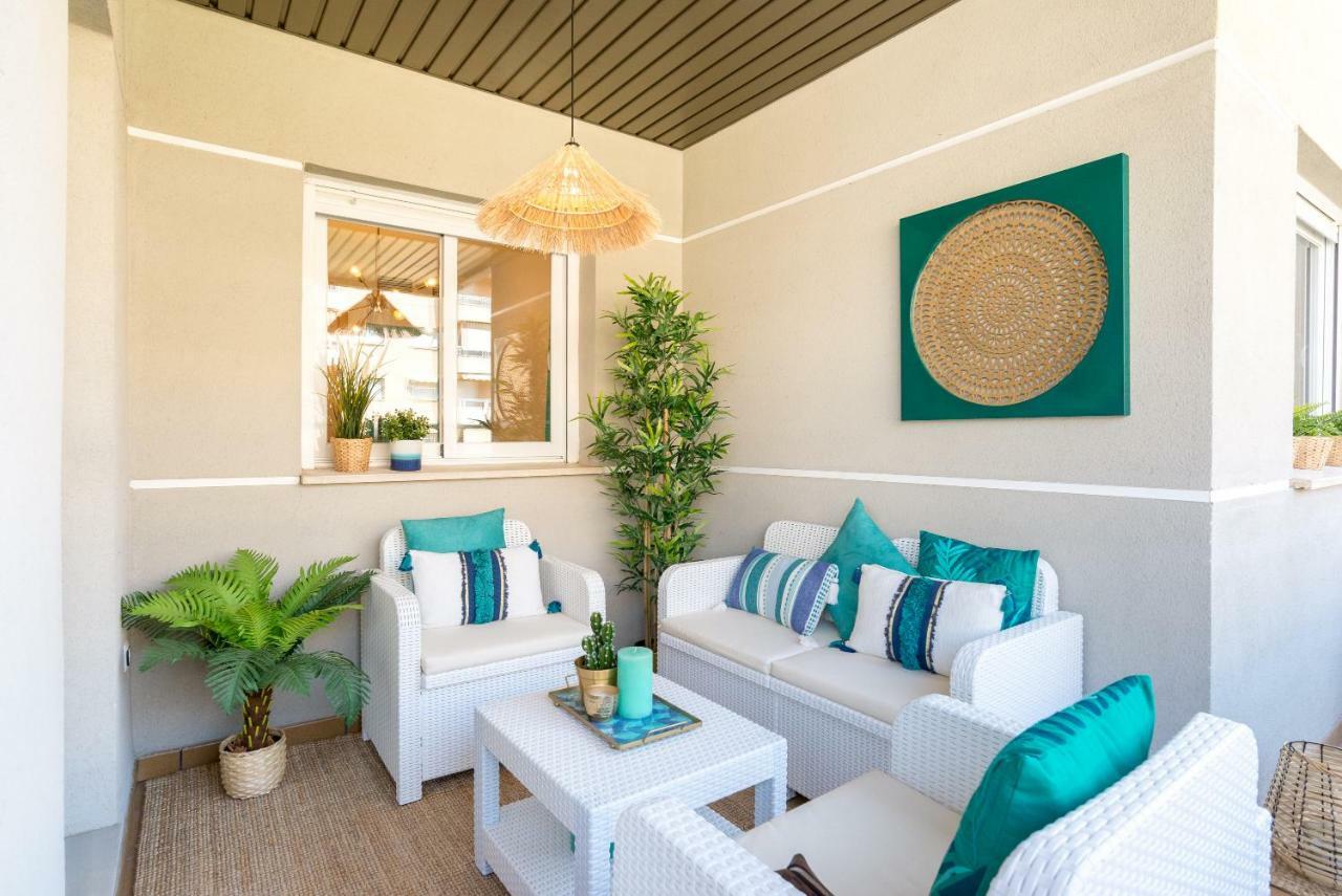 Apartamento El Sol de Poniente: a 1 minuto de la playa, piscina, parking Málaga Exterior foto